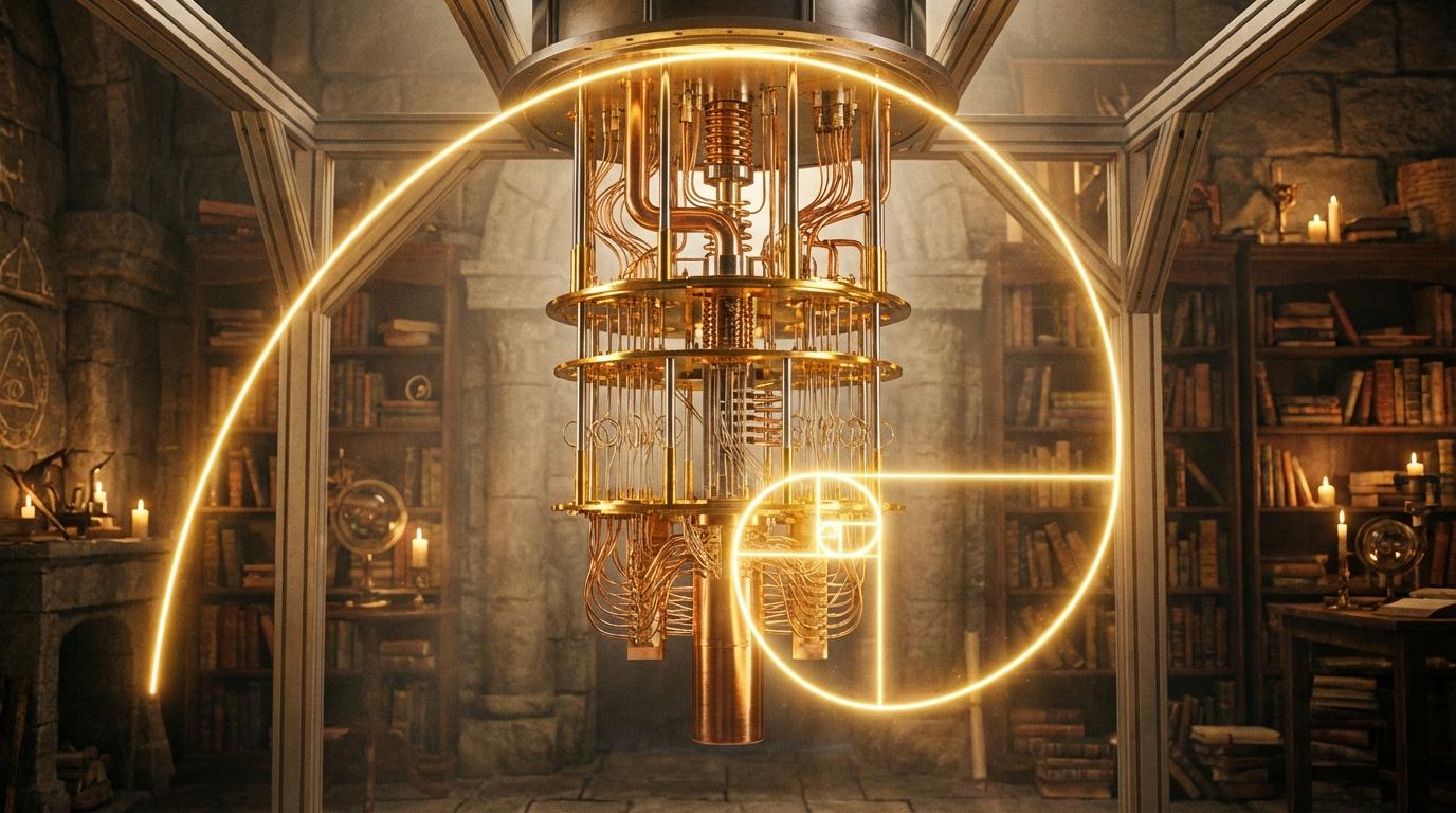 Google Sycamore and Fibonacci Spirals